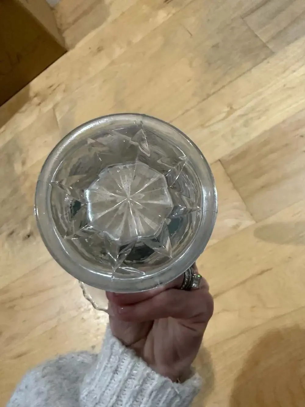 Duncan & Miller clear glass